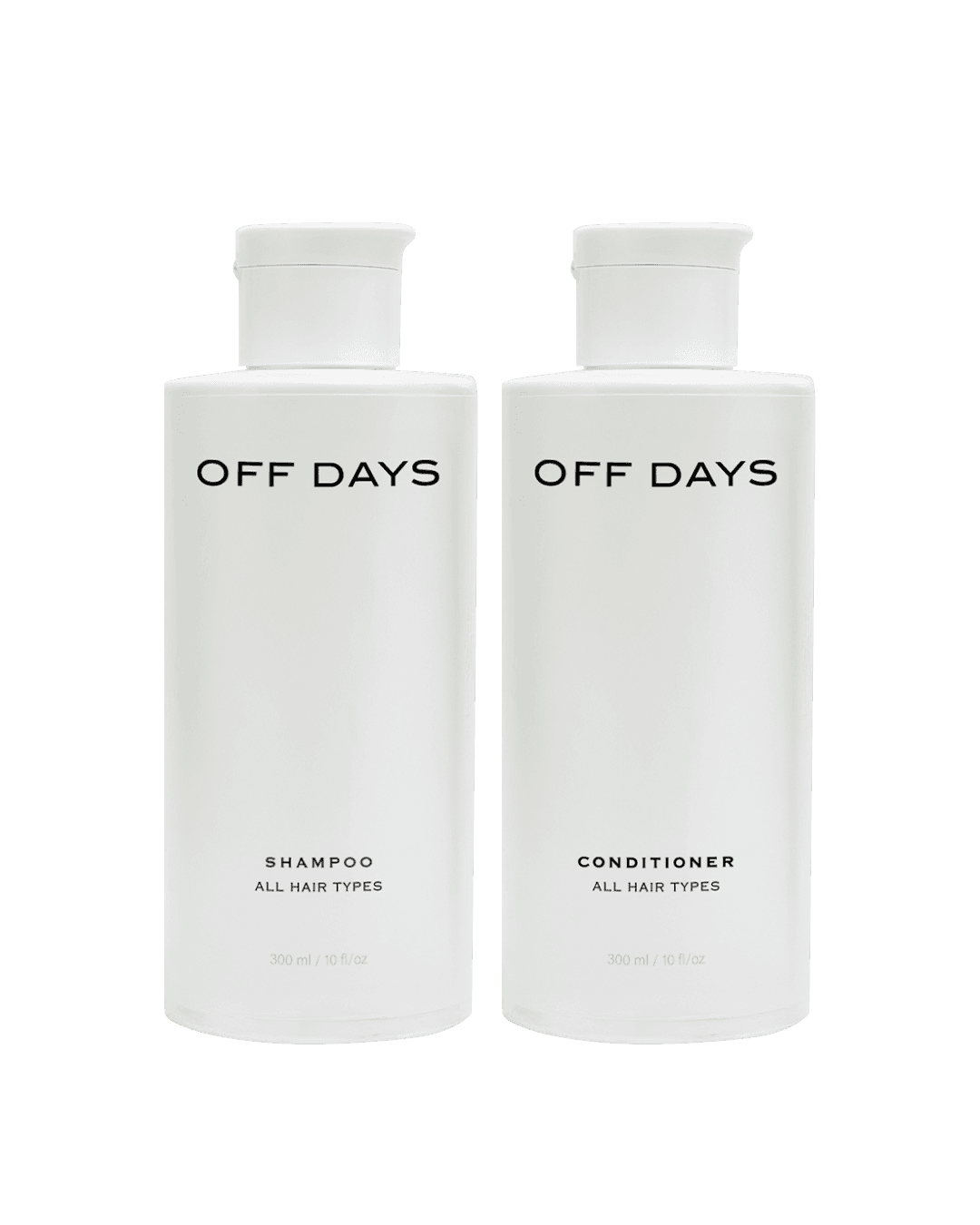 Get the pack and save. Off Days Sulfate free shampoo and Off days hydrating everyday conditioner with shea butter perfect for everyday shampoo and care