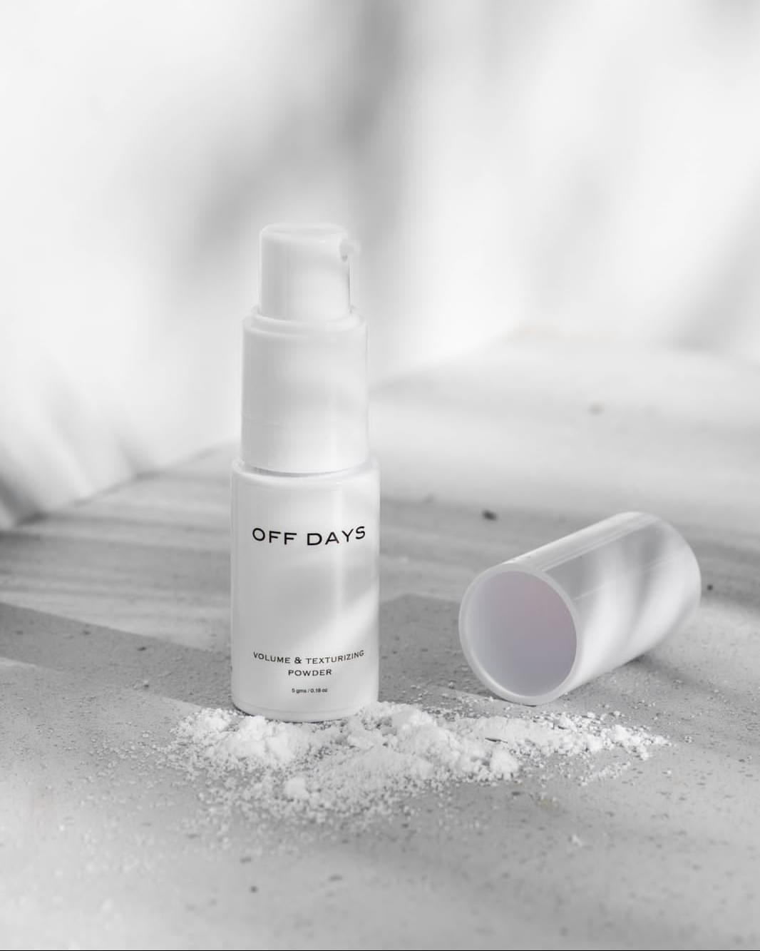 OFF DAYS Volumizing Pack — texturizing powder for hold, support & fuller-looking hair"