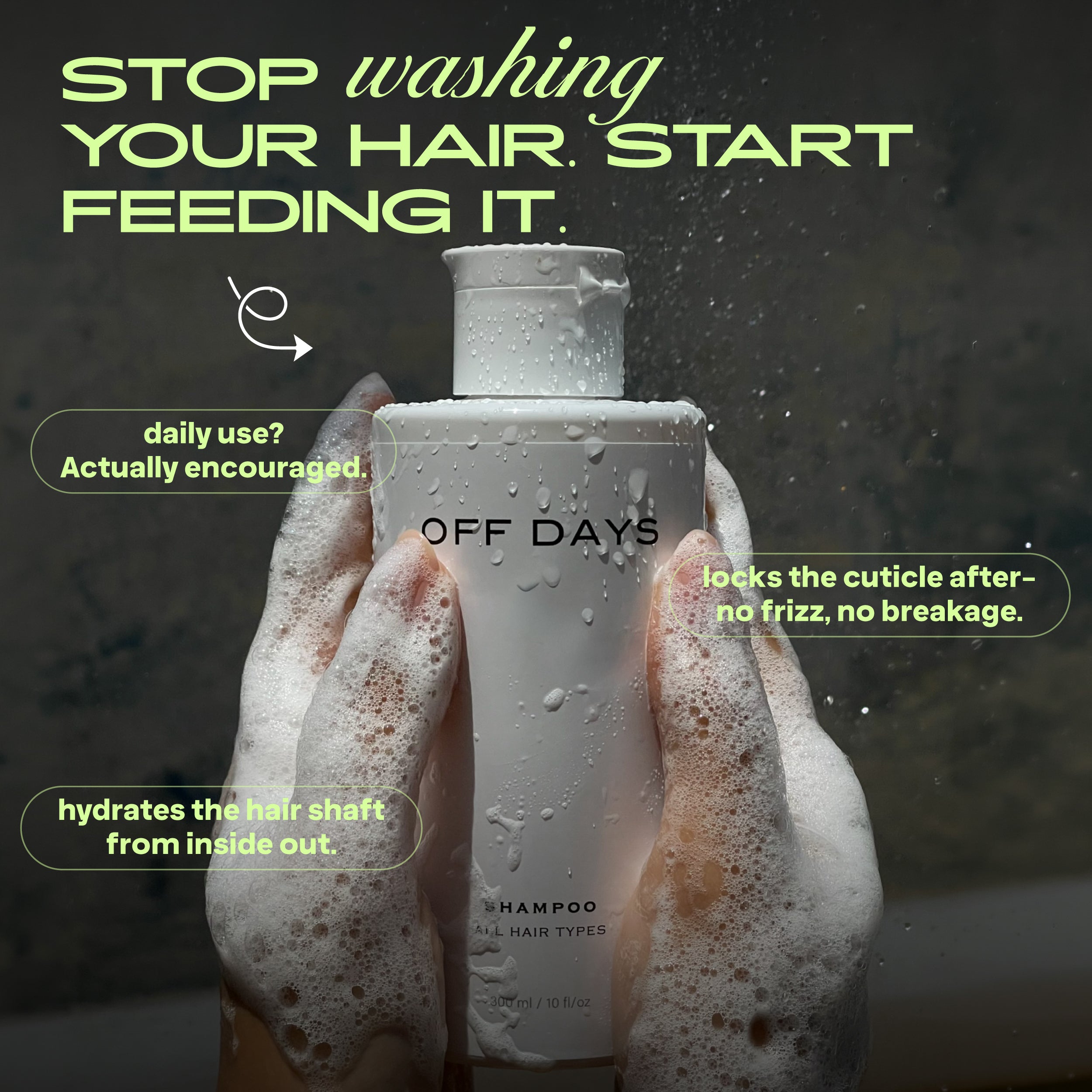 OFF DAYS Maintenance Pack — sulfate-free shampoo & conditioner for your everyday hair routine